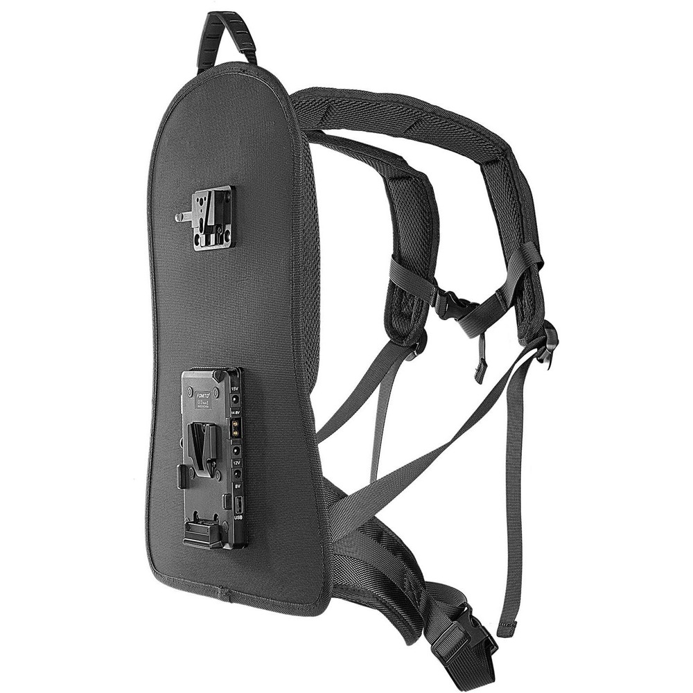 V-Mount Camera Harness Vest with Power Distribution Plate & Wireless Video Mount